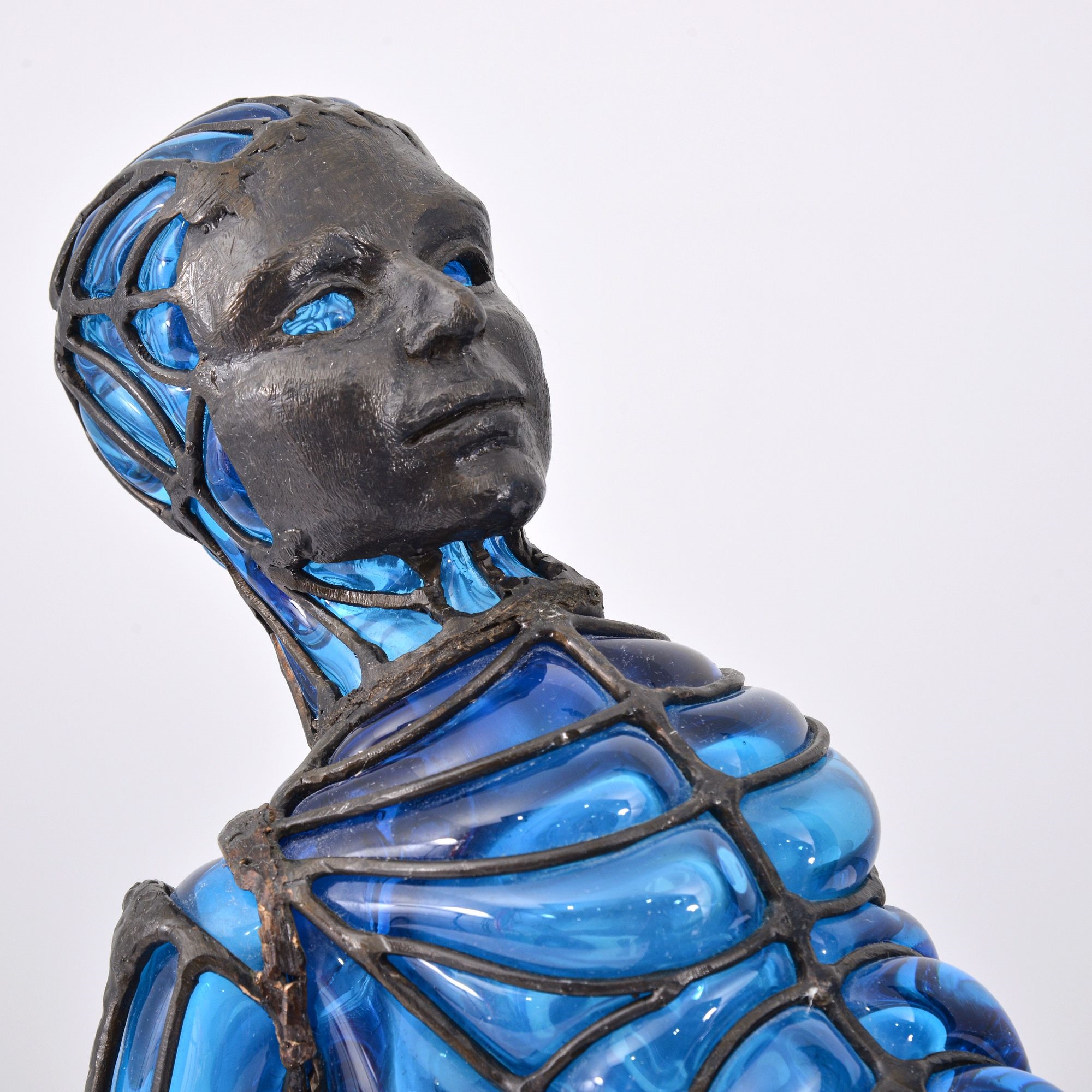 David Bennett | David Bennett BLUE ACROBAT Sculpture | MutualArt
