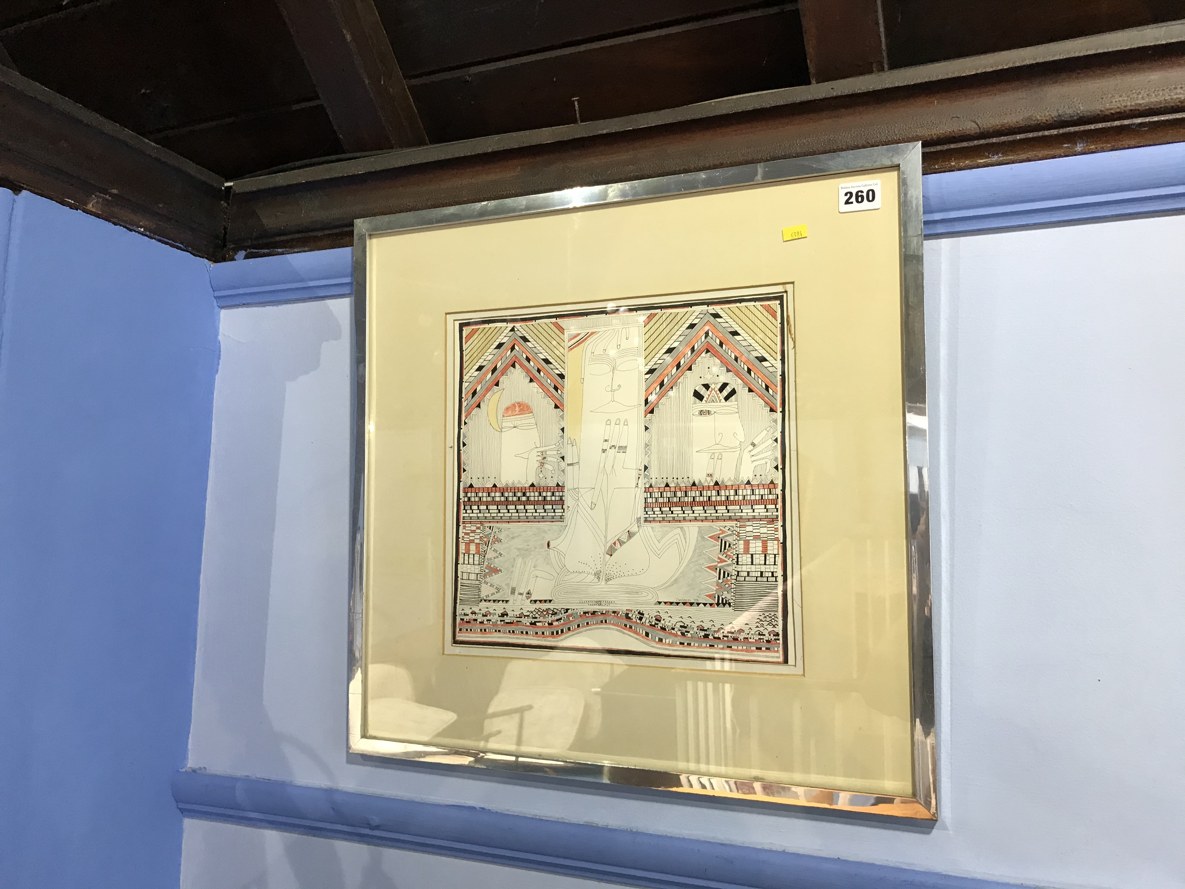 Artwork by Gail Neilson, Turkish Delight, Made of pen and ink