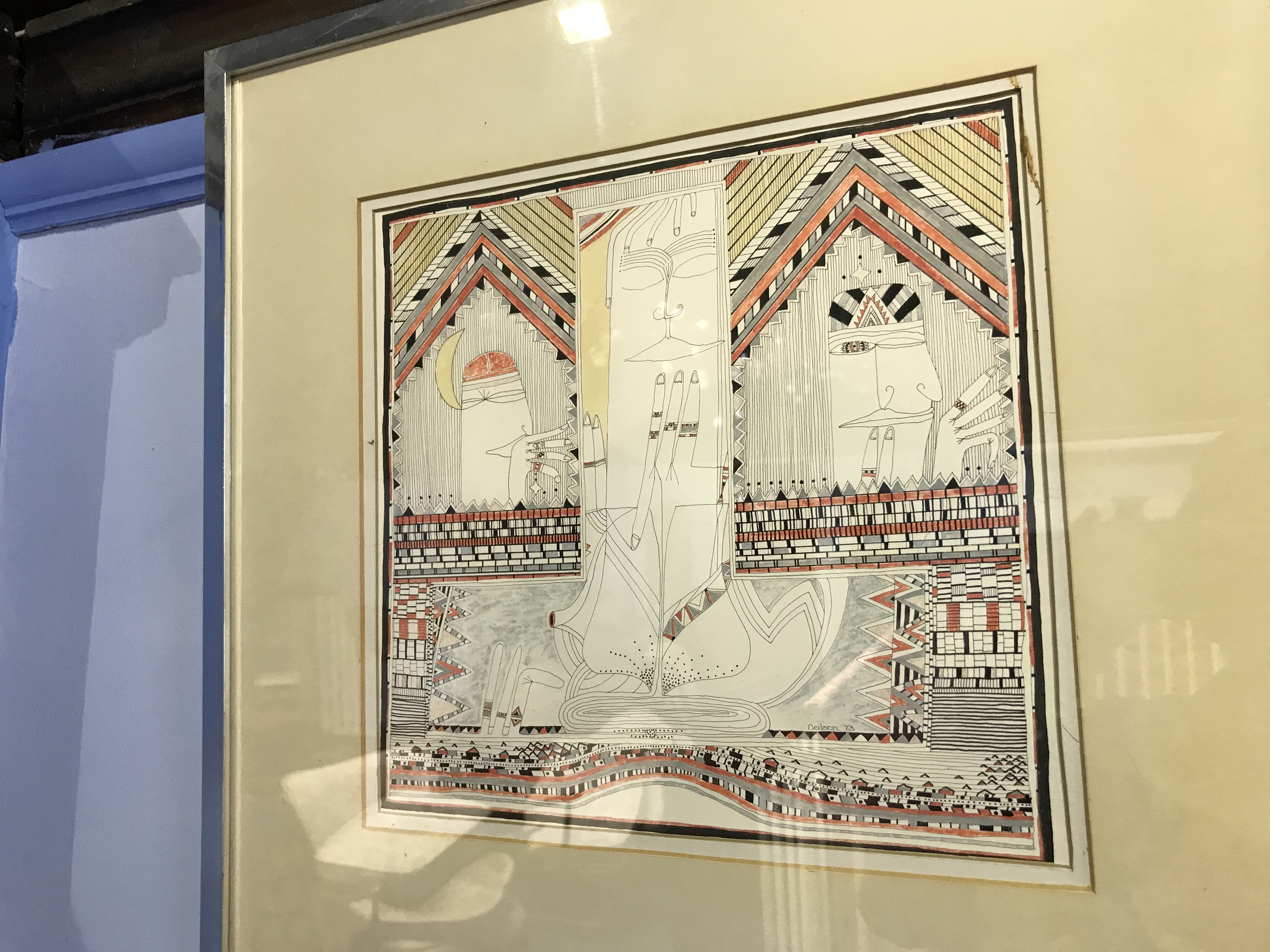 Artwork by Gail Neilson, Turkish Delight, Made of pen and ink