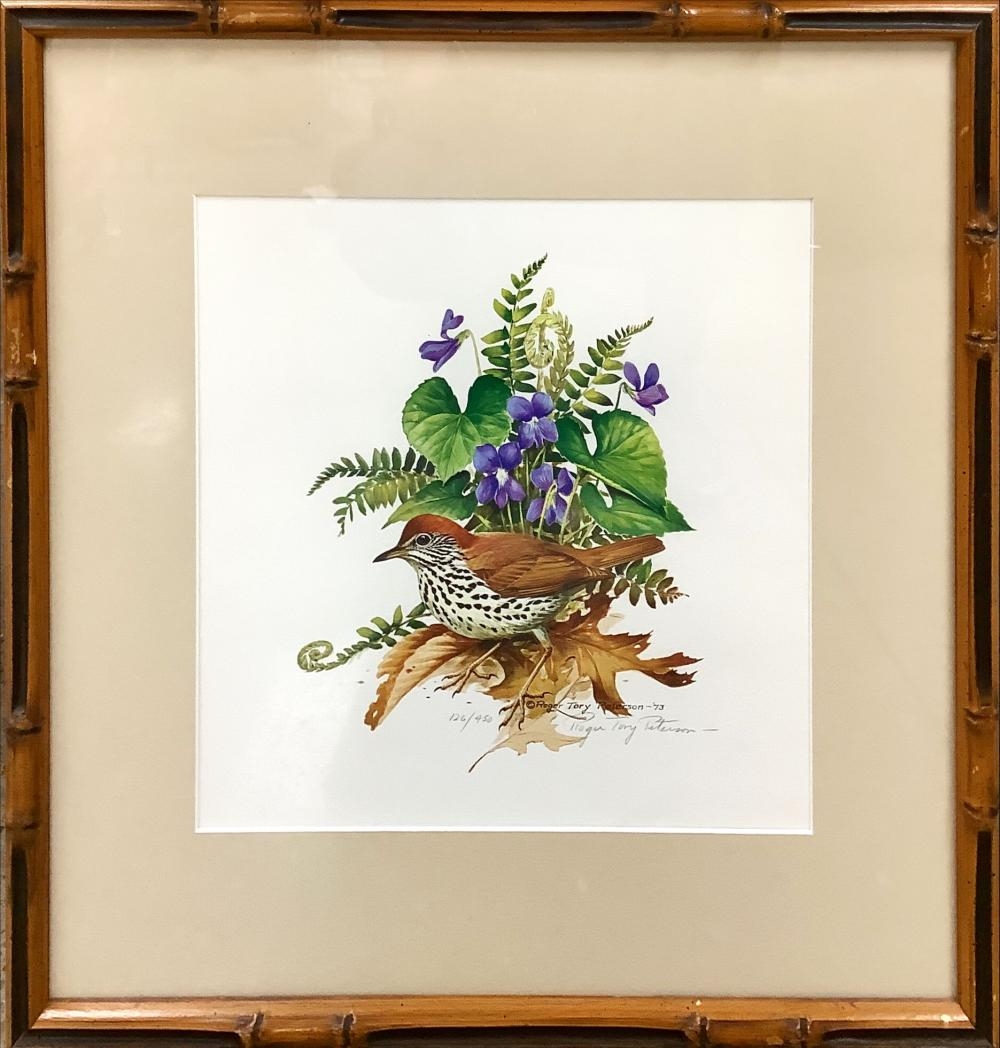 Signed Limited Edition Framed Print by Roger Tory Peterson, 1973
