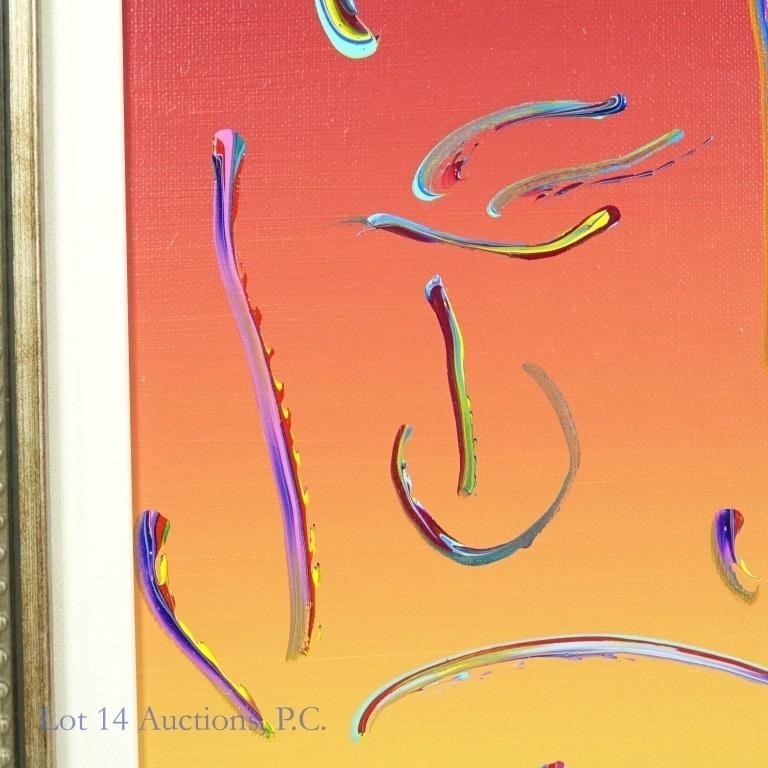 Peter Max | Peter Max Framed Midnight Profile Ver X #132, 2017 (2017 ...