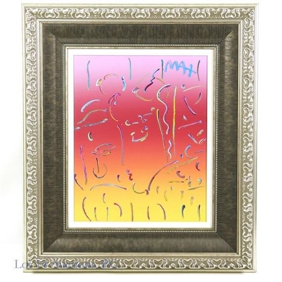 Peter Max | Peter Max Framed Midnight Profile Ver X #132, 2017 (2017 ...