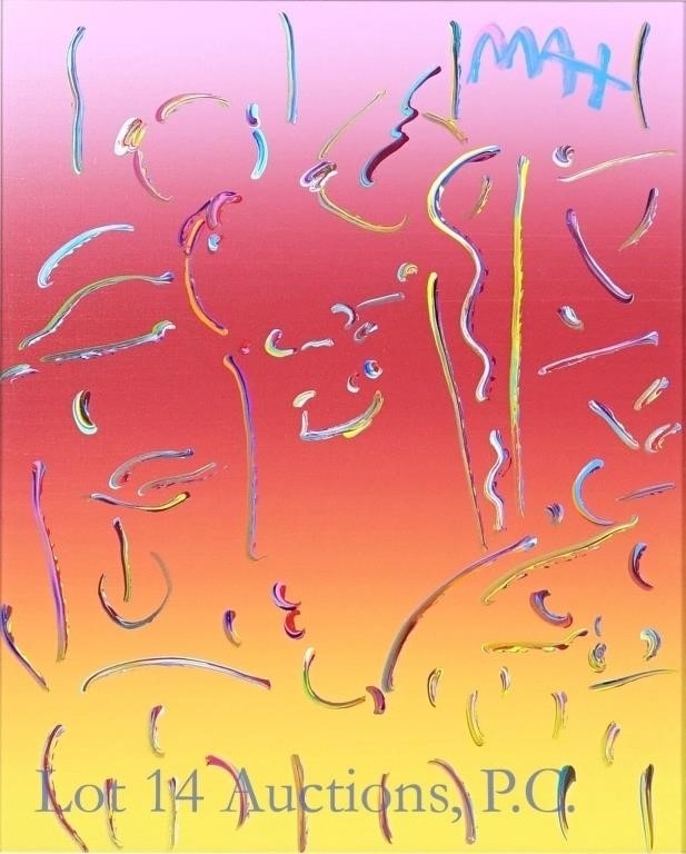 Peter Max | Peter Max Framed Midnight Profile Ver X #132, 2017 (2017 ...