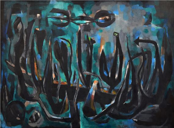 Large  Abstract Painting - Katherine Winckler