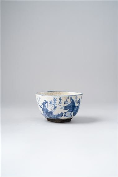 A JAPANESE BLUE AND WHITE CHAWAN BY OGATA SHUHEI (1788-1839) - Ogata Shuhei
