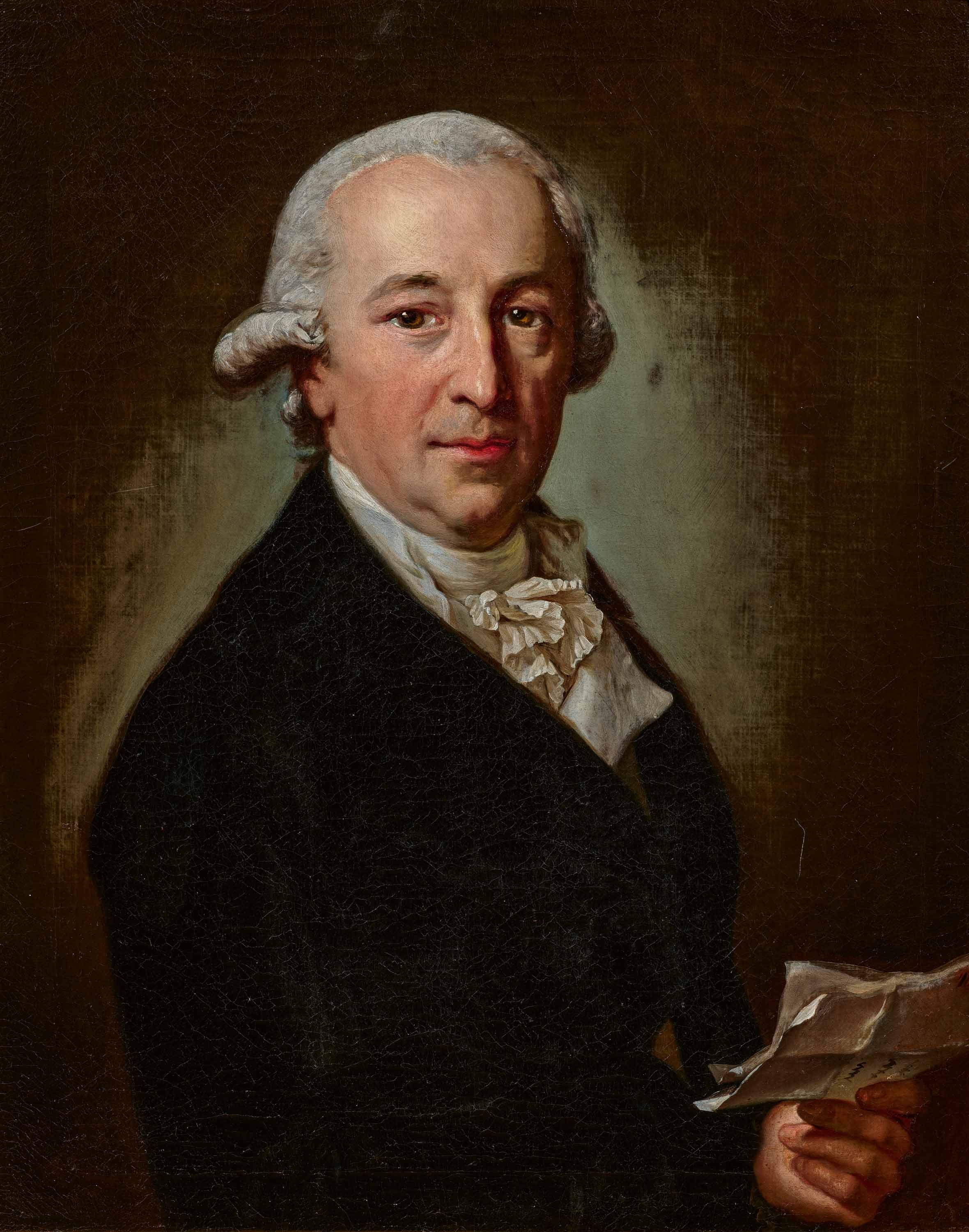 Portrait of Johann Gottfried Herder (1744-1803 by Anton Graff, 1790s