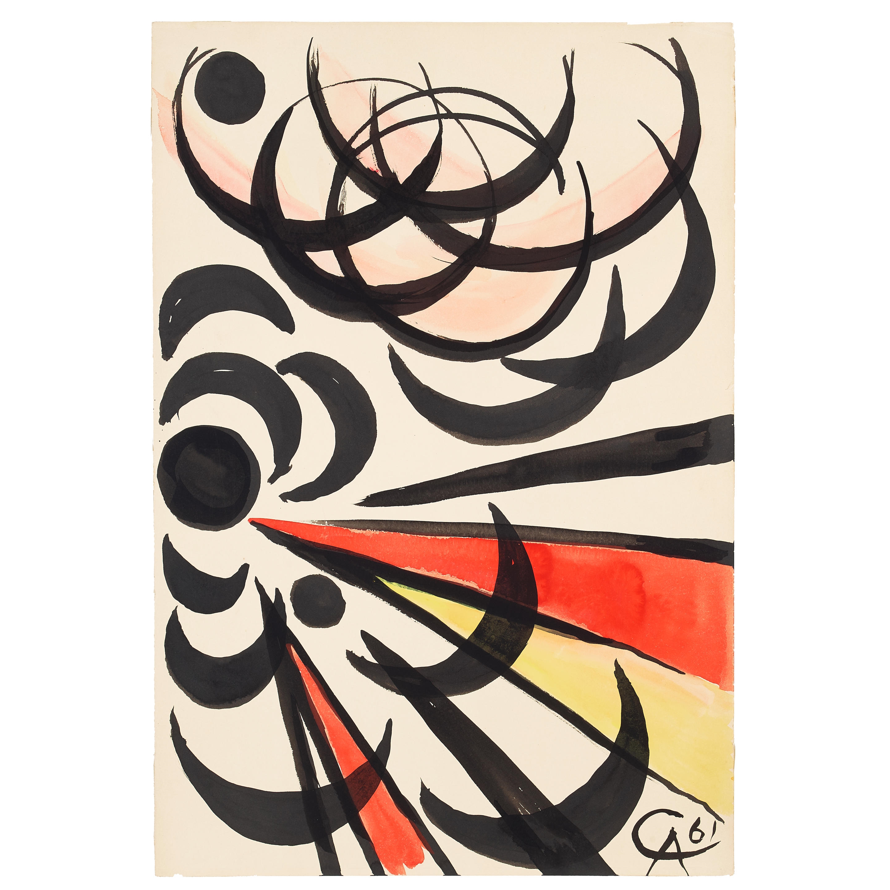 Alexander Calder | Sun burst 1961 (1961) | MutualArt
