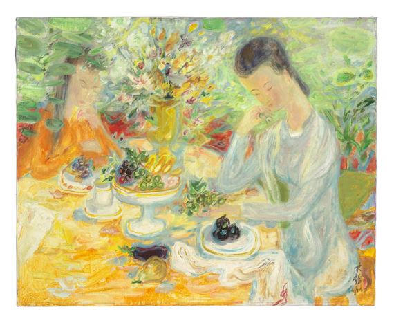 Le dessert by Lê Phổ, Painted in 1966