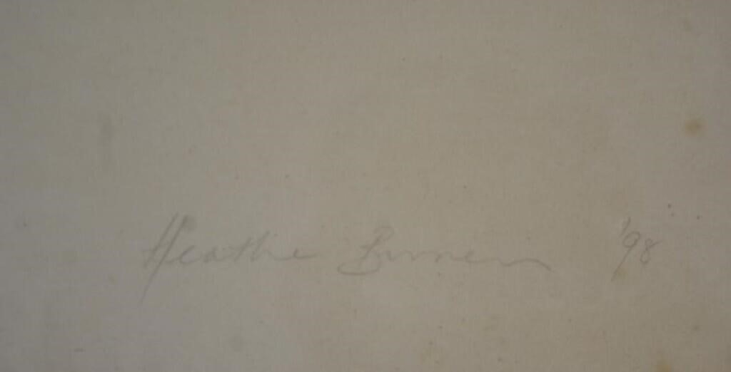 Artwork by Heather Burness, Themes from Tides and Tides, Made of intaglio print