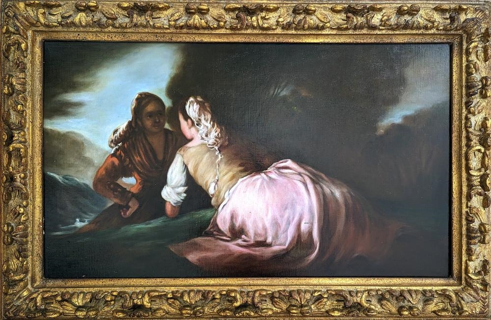 Original Oil on Canvas After GOYA by KAETHE HOELTZELL - Francisco José de Goya y Lucientes