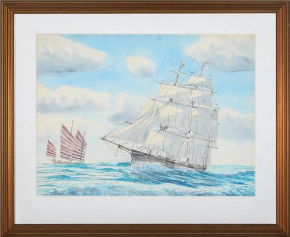 Torsten Kruse | Marine with a Finnish sconner | MutualArt