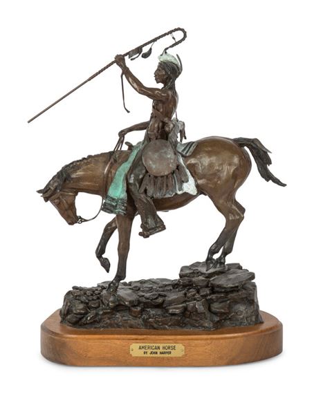 John Harper
(American, 20th Century)
American Horse, edition 15/20, 1987 by John Harper, 1987