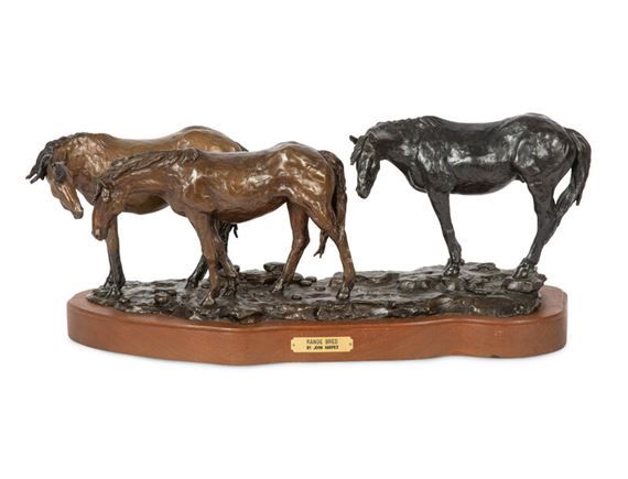 John Harper
(American, 20th Century)
Range Bred, edition 6/20, 1986 by John Harper, 1986