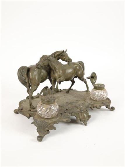 l'accolade by Pierre-Jules Mene, Late 19th century