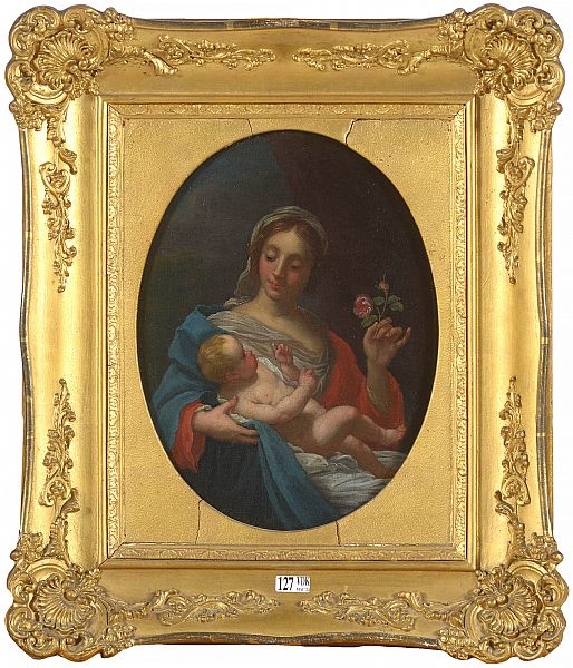 Vierge à l’enfant - Simon Vouet