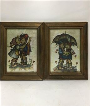 Pair Of Signed Evans Hummel Prints - Evans Hummel