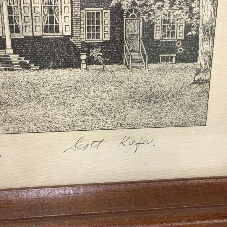 Artwork by Scott Kiefer, Scott Kiefer Engraving, Wheatland, Made of Paper