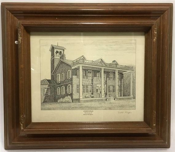 Scott Kiefer Engraving, Lindenwald by Scott Kiefer