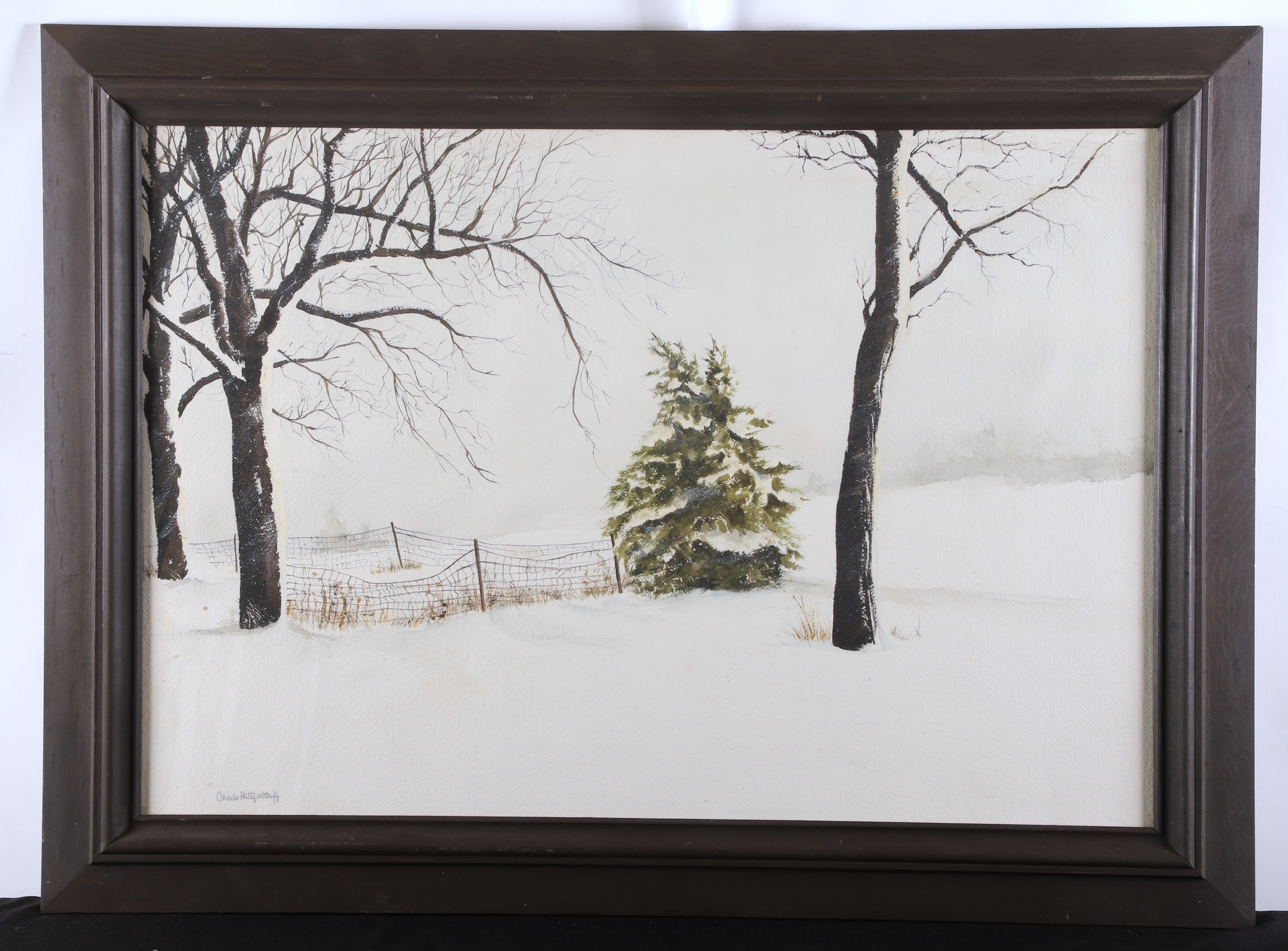 C. Phillip Wikoff | C Phillip Wikoff Autumn Landscape Watercolor ...