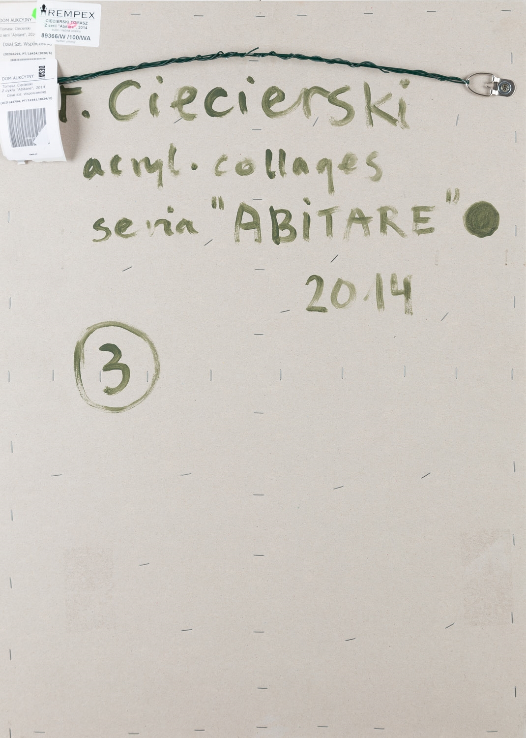 Artwork by Tomasz Ciecierski, From the series, Made of akryl