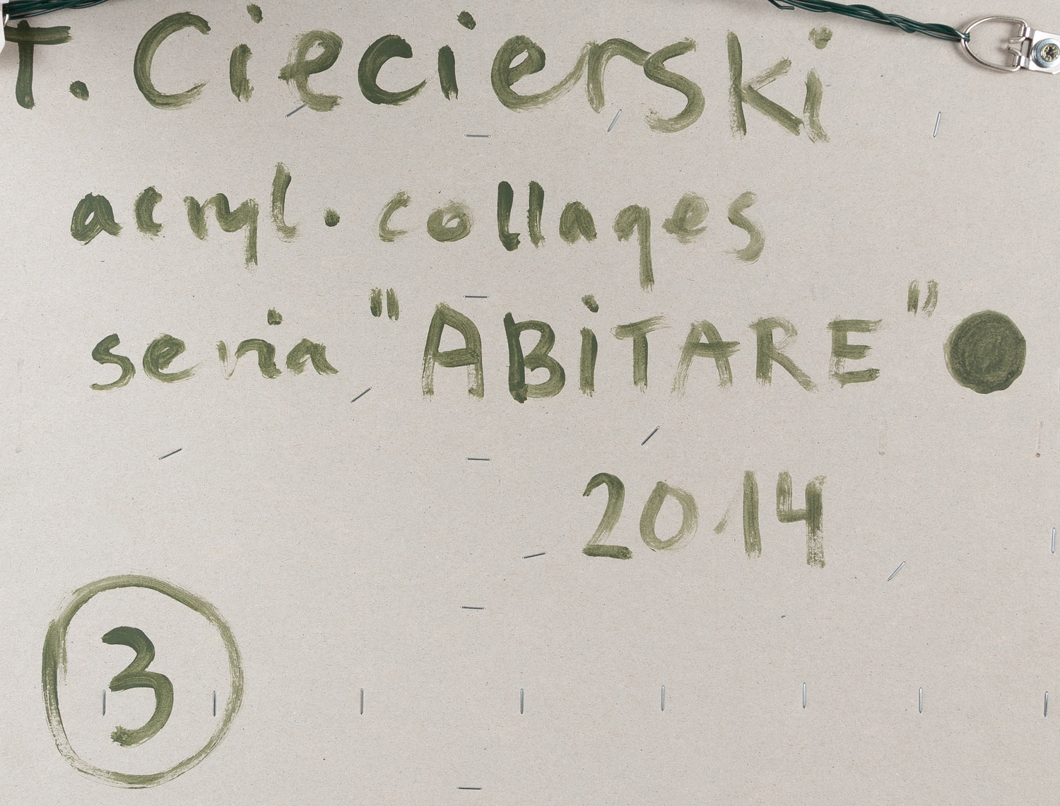 Artwork by Tomasz Ciecierski, From the series, Made of akryl