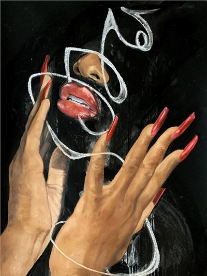 Red Tides Moon Glow by Khari Turner, 2020