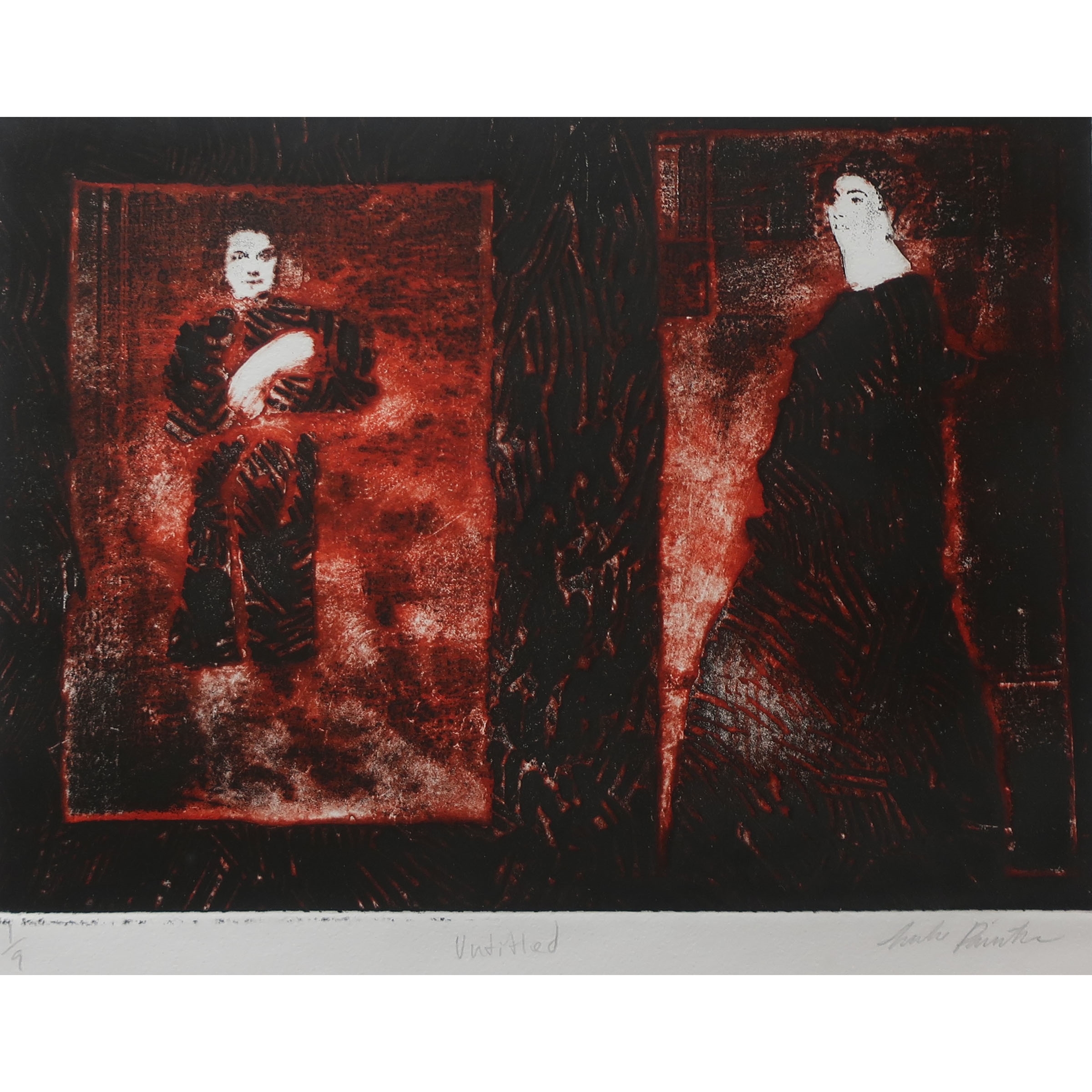 Artwork by Luke Painter, UNTITLED, Made of COLOUR ETCHING