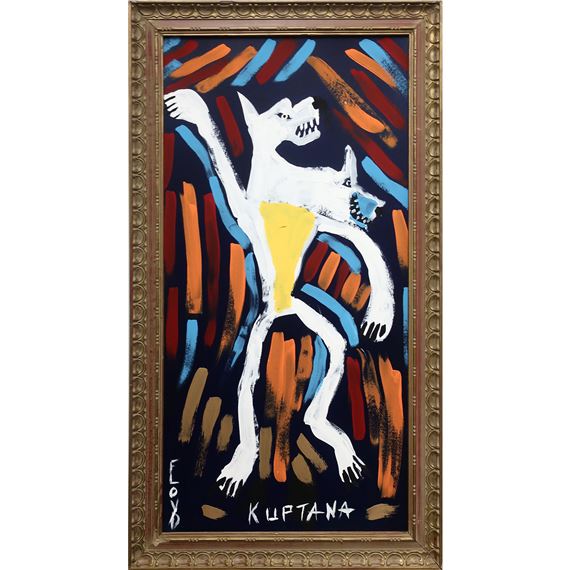 UNTITLED (TWO-HEADED WOLF by Floyd Kuptana