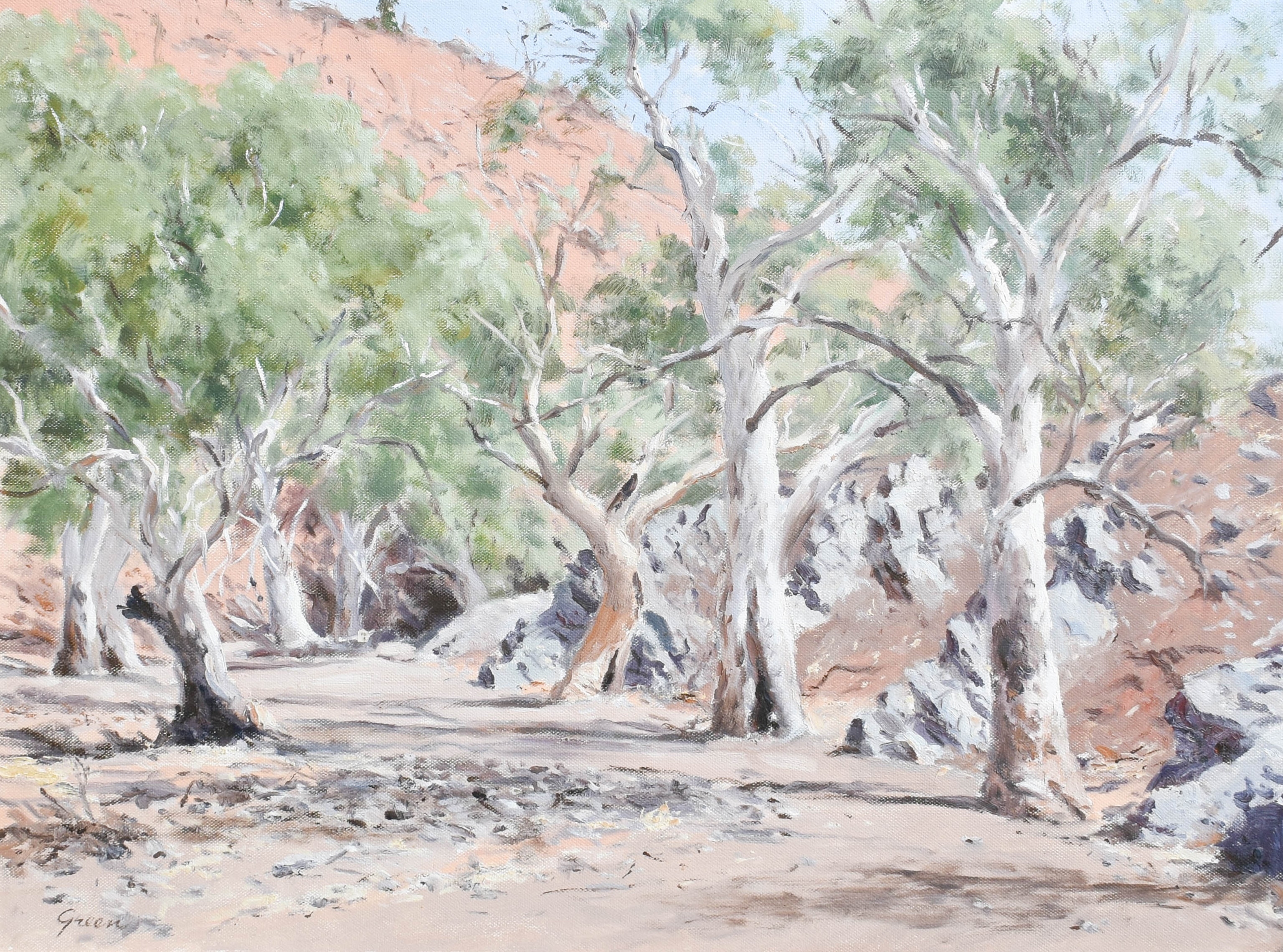 Kenneth Green | Dry Creek, Flinders Ranges | MutualArt