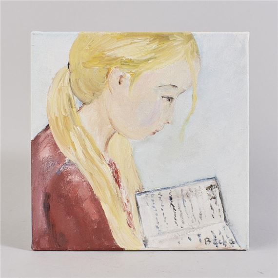 Läsande flicka - Rebecka Lagercrantz