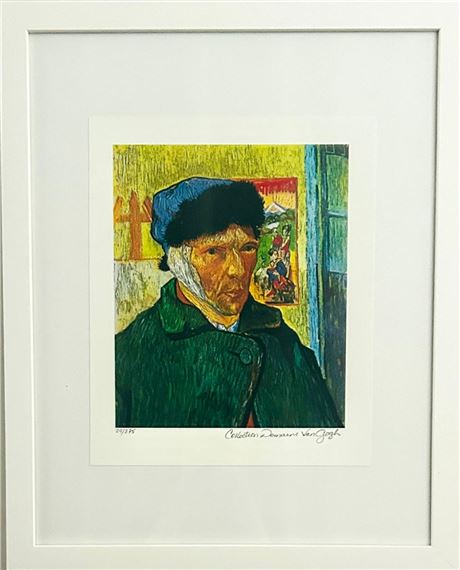 Vincent Van Gogh | Vincent Van Gogh - Self Portrait with Bandaged Ear ...