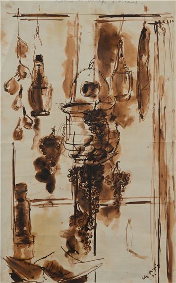 Interno di bottega italiana by Filippo de Pisis, 1931