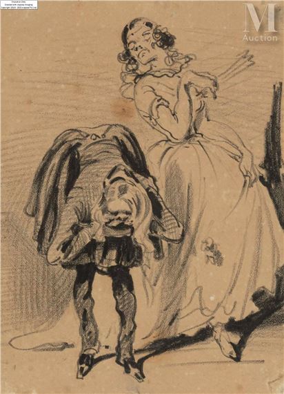 La fessée by Paul Gavarni