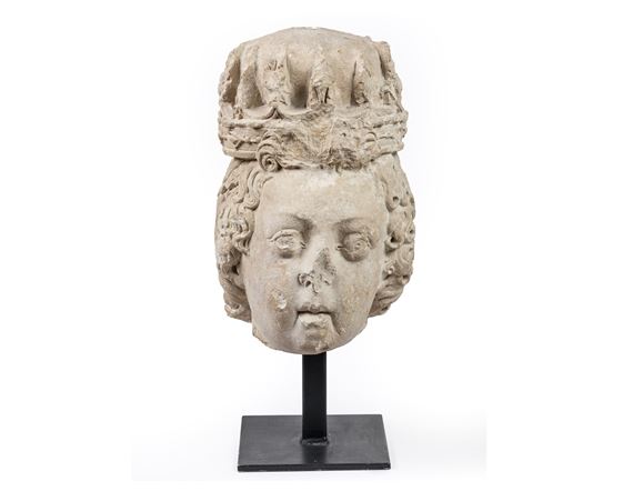 Tête de Louis XIII enfant, c by Simon Guillain, circa 1610