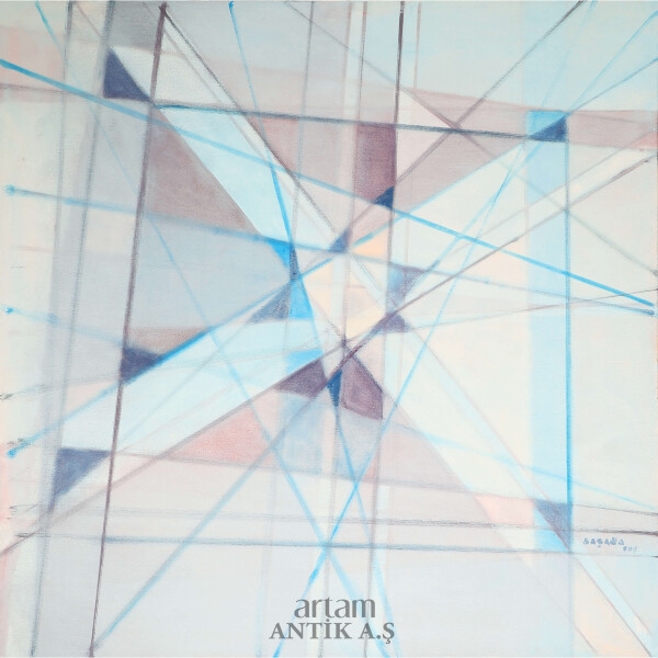 Artwork by Ferruh Başağa, Soyut Kompozisyon, Made of oil on canvas