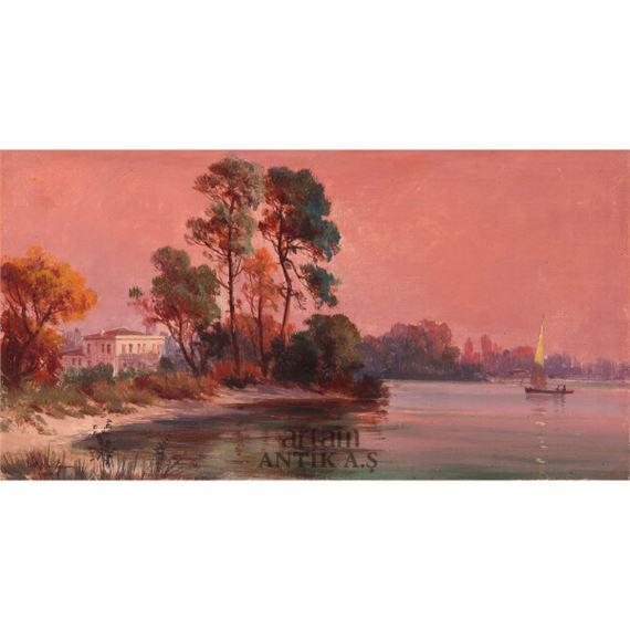 Peyzaj by Hoca Ali Rıza