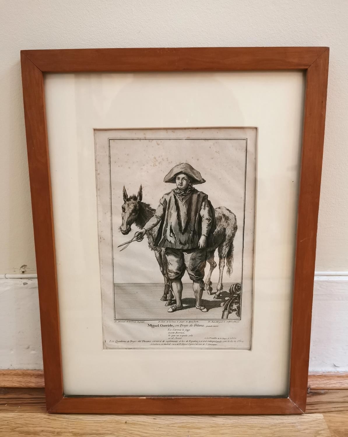 Artwork by Juan de la Cruz Cano, Juan de La Cruz Cano Y Olmedilla, Spanish (1734 - 1790), seven framed and glazed 18th century, Made of engravings