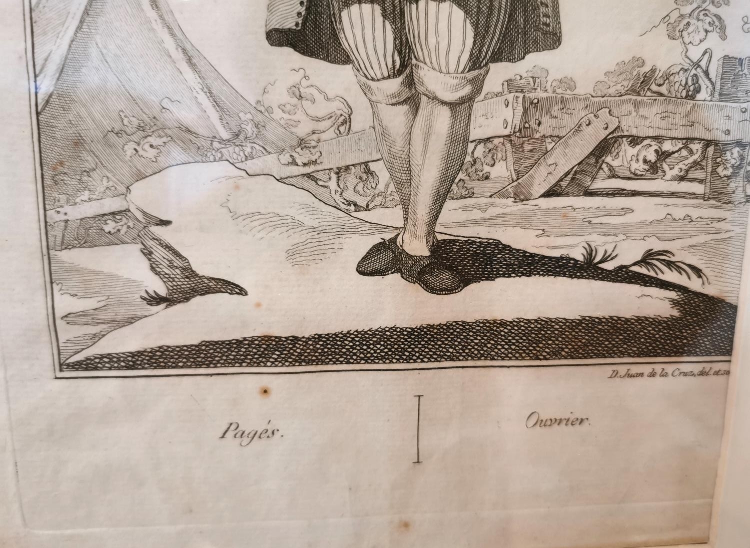 Artwork by Juan de la Cruz Cano, Juan de La Cruz Cano Y Olmedilla, Spanish (1734 - 1790), seven framed and glazed 18th century, Made of engravings