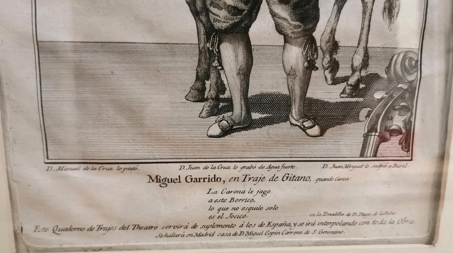 Artwork by Juan de la Cruz Cano, Juan de La Cruz Cano Y Olmedilla, Spanish (1734 - 1790), seven framed and glazed 18th century, Made of engravings