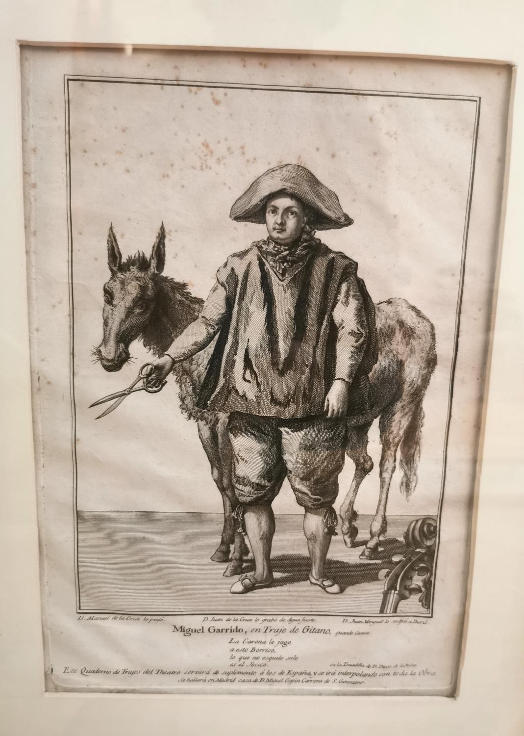 Artwork by Juan de la Cruz Cano, Juan de La Cruz Cano Y Olmedilla, Spanish (1734 - 1790), seven framed and glazed 18th century, Made of engravings
