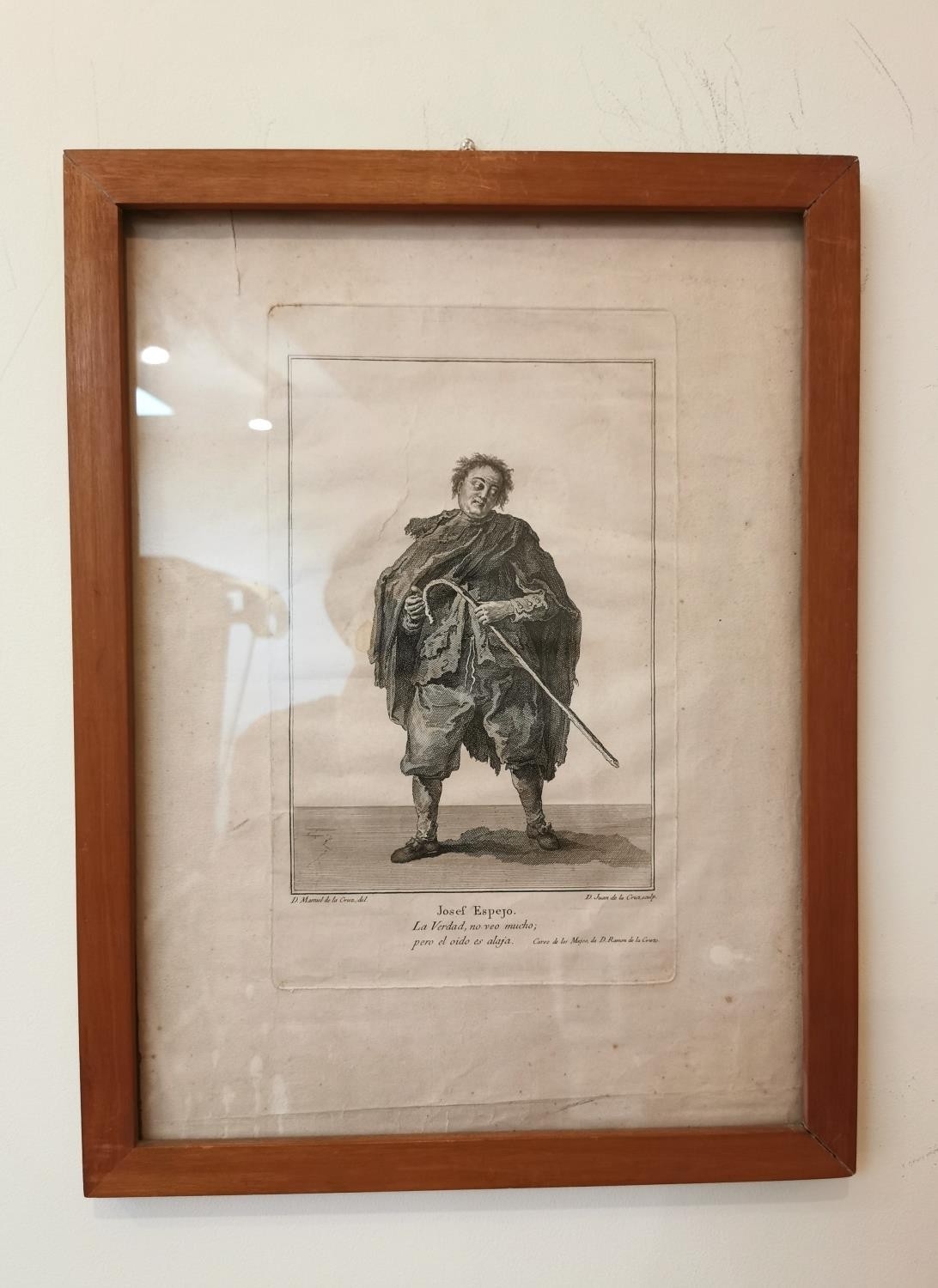 Artwork by Juan de la Cruz Cano, Juan de La Cruz Cano Y Olmedilla, Spanish (1734 - 1790), seven framed and glazed 18th century, Made of engravings