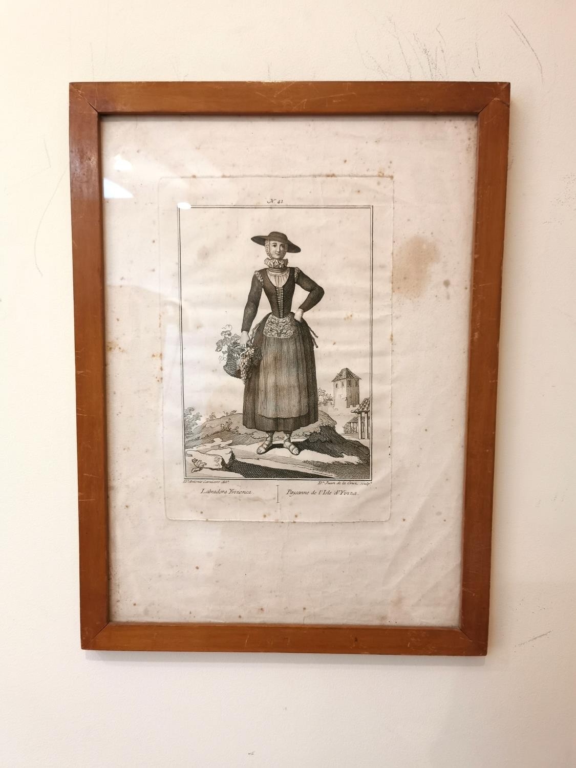 Artwork by Juan de la Cruz Cano, Juan de La Cruz Cano Y Olmedilla, Spanish (1734 - 1790), seven framed and glazed 18th century, Made of engravings