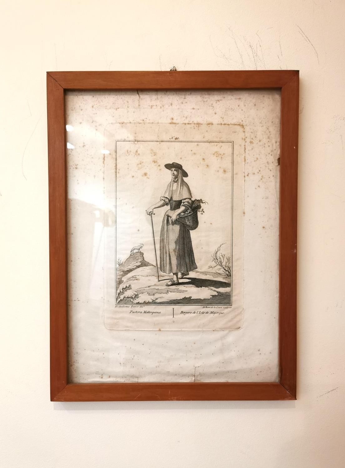 Artwork by Juan de la Cruz Cano, Juan de La Cruz Cano Y Olmedilla, Spanish (1734 - 1790), seven framed and glazed 18th century, Made of engravings