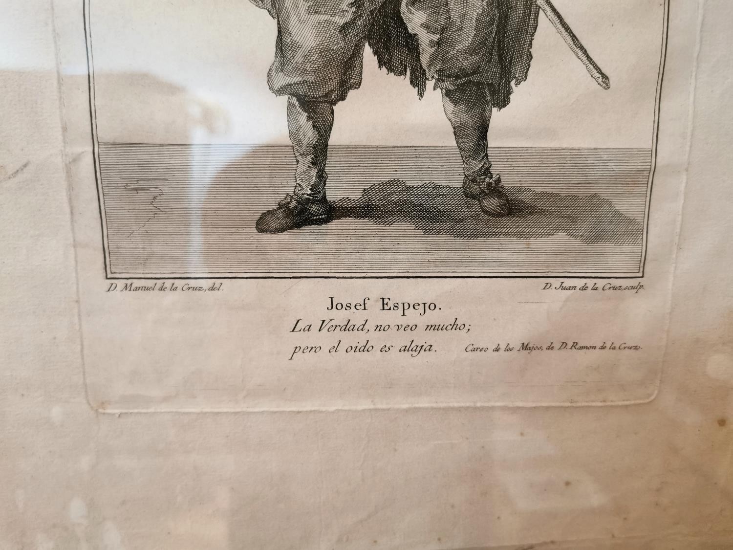 Artwork by Juan de la Cruz Cano, Juan de La Cruz Cano Y Olmedilla, Spanish (1734 - 1790), seven framed and glazed 18th century, Made of engravings