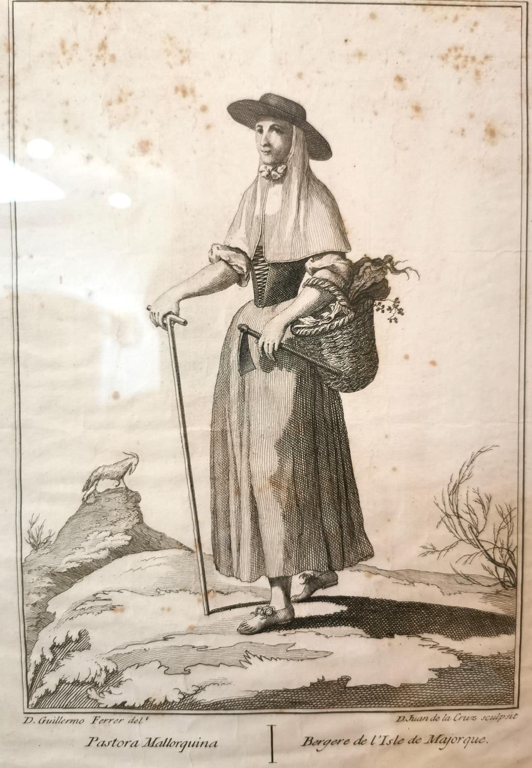 Artwork by Juan de la Cruz Cano, Juan de La Cruz Cano Y Olmedilla, Spanish (1734 - 1790), seven framed and glazed 18th century, Made of engravings