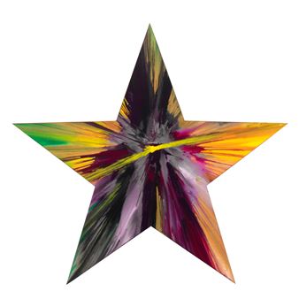 Star Spin Painting - Damien Hirst