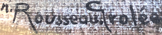 Artwork by Nicole Rousseau-Grolee, Bruyères, Made of oil on canvas