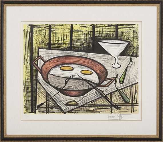 Bernard Buffet | Les œufs sur le plat (1986) | MutualArt