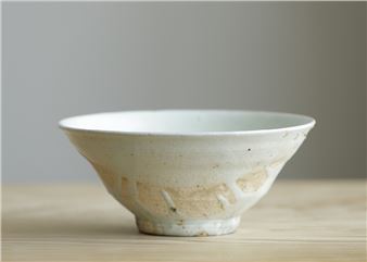 Kohiki tea bowl - Hiroki Akashi