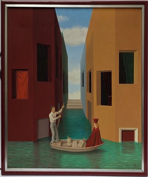 GIRAUD
Gondole
Dim. 64 x 53 cm - Lot 292 - Euvrard & Fabre - Giraud